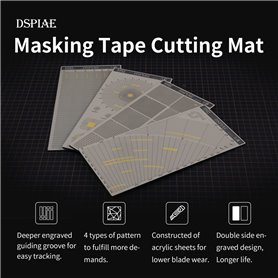 DSPIAE AT-ECB MASKING TAPE CUTTING MAT - POLYGON