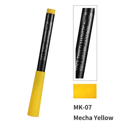 DSPIAE MK-07 Mecha Yellow Soft Tipped Marker Pen