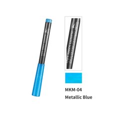 DSPIAE MKM-04 ACRYLIC METALLIC BLUE SOFT TIPPED MARKER PEN