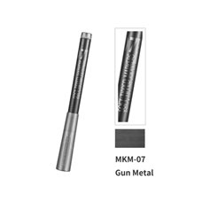 DSPIAE MKM-07 ACRYLIC METALLIC GUN METAL SOFT TIPPED MARKER PEN