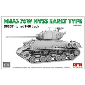 RFM-5058 M4A3 76W HVSS Early type D82081 turret T - 66 track