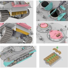 RFM-5058 M4A3 76W HVSS Early type D82081 turret T - 66 track