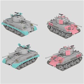RFM-5058 M4A3 76W HVSS Early type D82081 turret T - 66 track