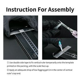 DSPIAE SST-01 Stainless Steel T-Ruler