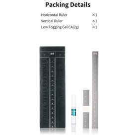 DSPIAE SST-01 Stainless Steel T-Ruler