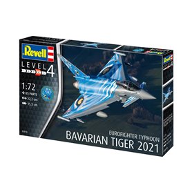 Revell 1:72 Eurofighter Typhoon - BAVARIAN TIGER 2021 - MODEL SET - w/paints