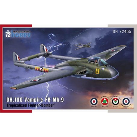 Special Hobby 72455 DH.100 Vampire FB Mk.9 'Tropicalised Fighter-Bomber'