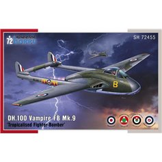 Special Hobby 1:72 DH.100 Vampire FB Mk.9 - TROPICALISED FIGHTER-BOMBER