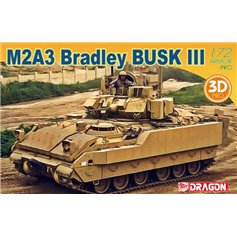 Dragon ARMOR PRO 1:72 M2A3 Bradley BUSK III - W/3D PRINTED PARTS