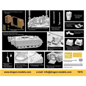 Dragon 7678 M2A3 Bradley BUSK III w/3D Printed Parts