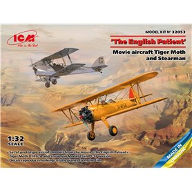 ICM 32053 'The English Patient'. Movie aircraft Tiger Moth and Stearman
