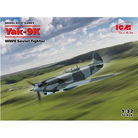 ICM 1:32 Yakovlev Yak-9K - WWII SOVIET FIGHTER