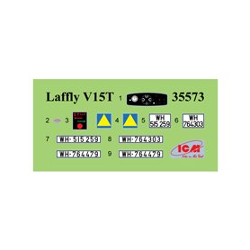 ICM 1:35 Laffly (f) typ V15T - WWII GERMAN MILITARY VEHICLE