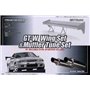 Fujimi 116631 1/24 GT-8 GT-W Wing Set & Muffler Tune Set