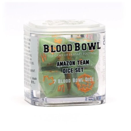 Blood Bowl AMAZON TEAM DICE SET