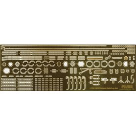 Fujimi 432663 1/700 TOKU-85 EX-1 Photo Etched Parts for IJN Light Cruiser Kitakami (w/2 pieces 25mm Machine Cannon)