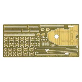 Fujimi 433127 1/700 TOKU-53 EX-102 Wood Deck Seal for IJN Battleship Kirishima (w/Ship Name Plate)