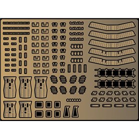 Fujimi 433172 1/700 TOKU-99 EX-1 Photo-Etched Parts for IJN Heavy Cruiser Ibuki