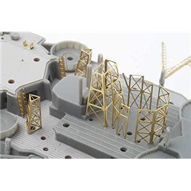 Fujimi 460772 1/700 NX-6 EX-101 Photo-Etched Parts Set for IJN Battleship Hiei (w/Ship Name Plate)