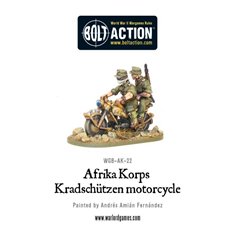 Bolt Action Afrika Korps Kradschutzen motorcycle