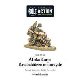 Bolt Action Afrika Korps Kradschutzen motorcycle