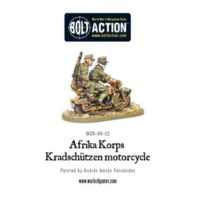 Bolt Action Afrika Korps Kradschutzen motorcycle
