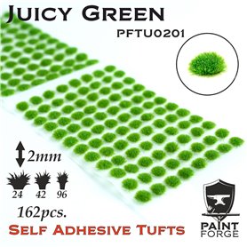 Paint Forge PFTU0201 Kępki trawy JUICY GREEN - 2mm