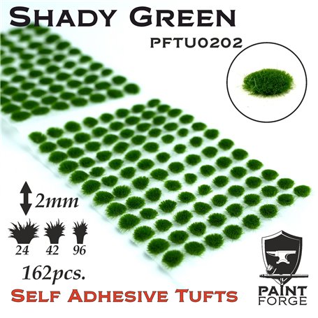 Paint Forge PFTU0202 Kępki trawy SHADY GREEN - 2mm