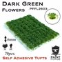 Dark Green Flowers 6mm