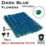Dark Blue Flowers 6mm