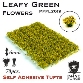 Paint Forge Kępki kwiatów LEAFY GREEN FLOWERS - 6mm