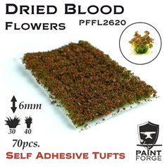 Kwiatki Dried Blood Flowers 6mm