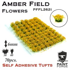 Paint Forge Kępki kwiatów AMBER FIELD FLOWERS – 6mm