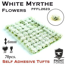 Paint Forge Kępki kwiatów WHITE MYRTHE FLOWERS – 6mm