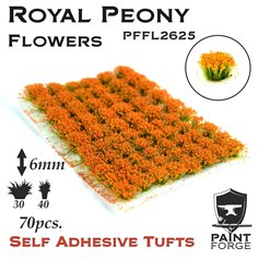 Paint Forge Kępki kwiatów ROYAL PEONY FLOWERS – 6mm