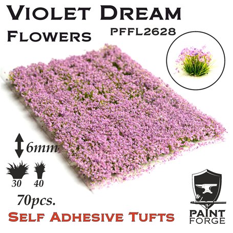 Paint Forge Kępki kwiatów VIOLET DREAM FLOWERS – 6mm