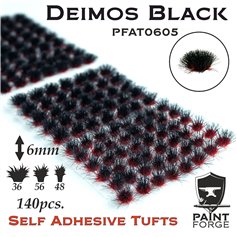 Paint Forge PFTU0605 Kępki trawy DEIMOS BLACK - 6mm