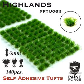 Paint Forge Kępki trawy HIGHLANDS TUFTS - 6mm