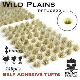 Paint Forge PFTU0622 Kępki trawy WILD PLAINS - 6mm