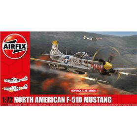 Airfix 1:72 02047A North American F-51D Mustang