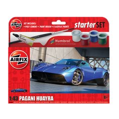 Airfix 1:43 Pagani Huayra - STARTER SET - z farbami