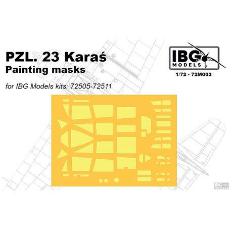 IBG 72M003 PZL.23 Karaś Painting Masks