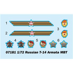 TRUMPETER 07181 Russian T-14 Armata MBT - 1:72