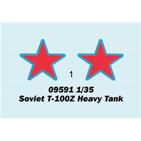 Trumpeter 1:35 T-100Z - SOVIET HEAVY TANK1:35