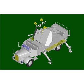 TRUMPETER 09595 Mercedes Benz L4500A z działem 5cm Flak 41 I - 1:35