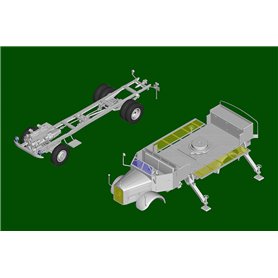 TRUMPETER 09595 Mercedes Benz L4500A z działem 5cm Flak 41 I - 1:35