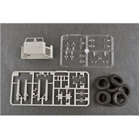 TRUMPETER 09595 Mercedes Benz L4500A z działem 5cm Flak 41 I - 1:35