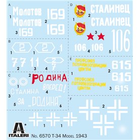 Italeri 1:35 T-34/76 Model 1943 - EARLY VERSION - PREMIUM EDITION