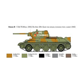Italeri 1:35 T-34/76 Model 1943 - EARLY VERSION - PREMIUM EDITION
