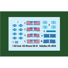 Hobby Boss 1:35 USS Missouri BB-63